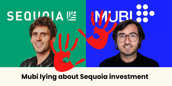 Fact checking MUBI regarding Sequoia investment